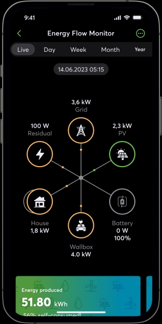 Energy Flow Monitor Loxone